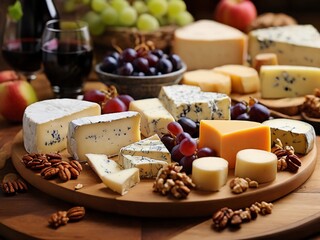 cheese and wine