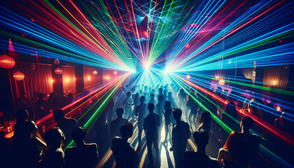 laser show rave