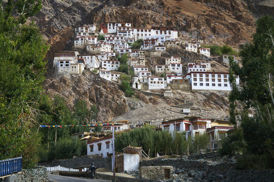 Karsha Gompa buddhist monastery in Zanskar