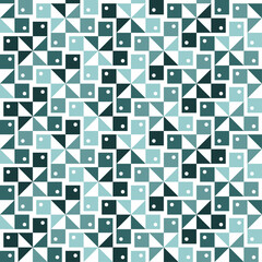 Fish geometric Pattern seamless. Fishes abstract Background