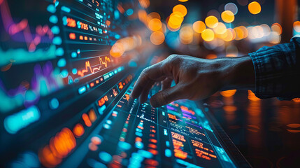 background with lots of light spots