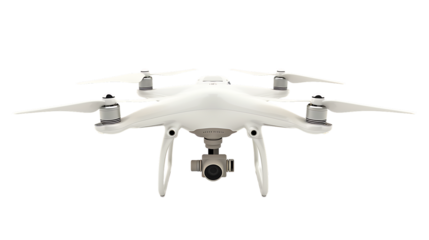 Drone isolated on transparent background