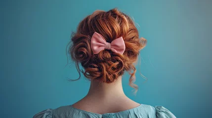 Poster Hair bow on female hairstyle © Anna Zhuk
