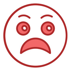 Muted Masterpieces red line filled icon