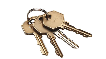 Key isolated on transparent background