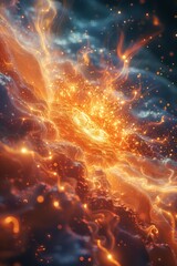 Space, macro photo, selective focus