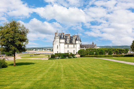 Amboise, Endre et Loire, France- June 14, 2014: Chateau d'Amboise, one of the castles in the Loire Valley