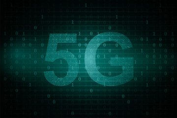 5 g abstract technology background