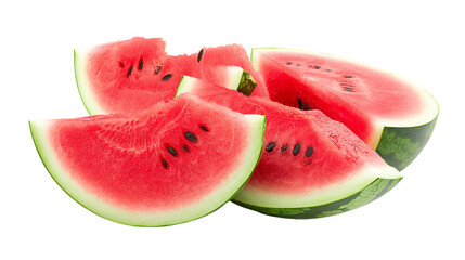 Watermelon isolated on transparent background