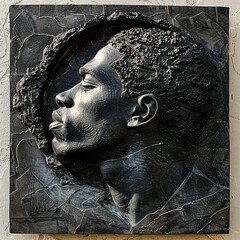 strong black African 