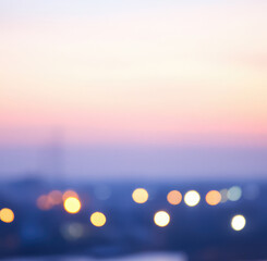 city bokeh background
