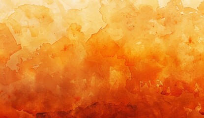 Abstract Orange and Yellow Watercolor Texture for Artistic Backgrounds