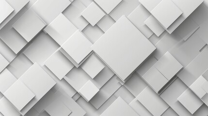 Vector Abstract Elegant white and grey Background. Abstract white Pattern. Squares Texture