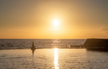 sunset on the ocean perfect holiday