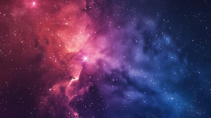This is a beautiful space themed image. It features a colorful nebula with a bright star in the...