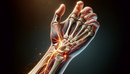 Carpal Tunnel Syndrome Awareness Concept