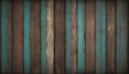 A vintage palette emerges from the colored wooden planks, their worn texture telling stories of the past. This image speaks to the beauty found in the imperfections of history. AI generation