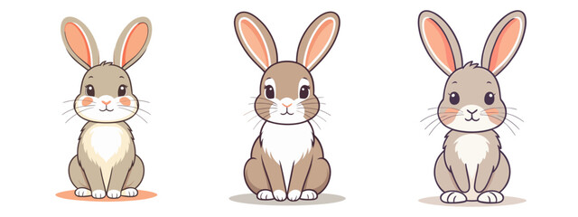 easter bunny rabbit Vector