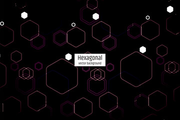 abstract hexagonal background