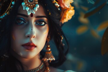 Ethereal Beauty. Fictional Character Created By Generated By Generated AI.