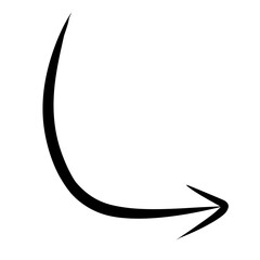 filigree arrow sign