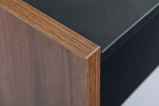 close up of melamine MDF 
