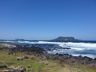 한국 제주 바다입니다.