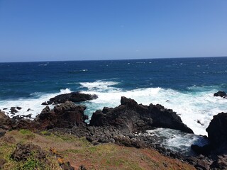 한국 제주 바다입니다.