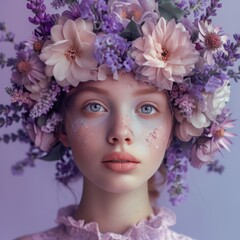 girl in floral.