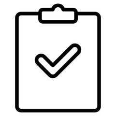 Clipboard with Checkmark, Approved Form. File with Check Mark, Accepted Report