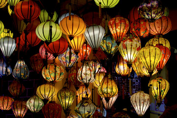 The lanterns of the city of Hoi An, Vietnam