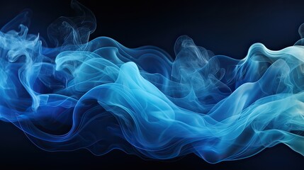 Fototapeta premium Blue smoke. Abstract background