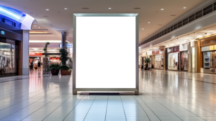A billboard or digital sign in a public space. png
