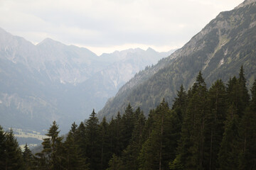 Landscape of mountains in Germany