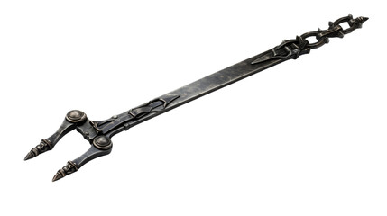 Close-up of Blacksmith's Tongs on transparent background