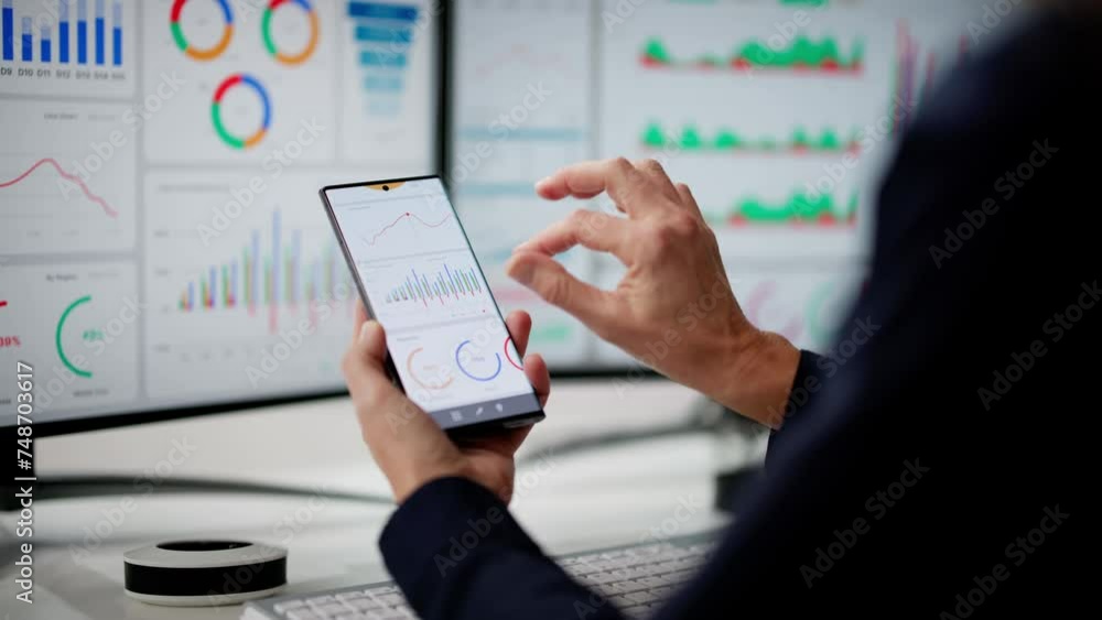 Poster Predictive Business KPI Data Technology Dashboard