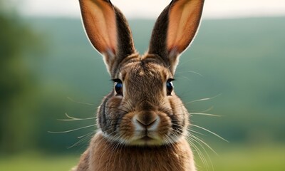 image of cute bunny looking in camera
