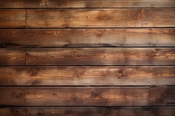 Dark Brown Wooden Planks Texture Background - Closeup of Wood Surface Boards for Wall Design