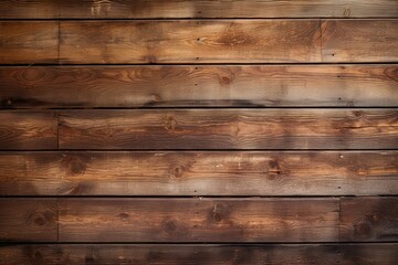 Obraz premium Dark Brown Wooden Planks Texture Background - Closeup of Wood Surface Boards for Wall Design