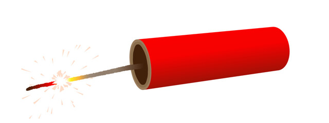 Firecracker / Transparent background