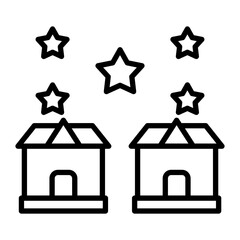 Rating line icon