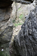 Rocky natural surface