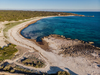 Es Caragol beach, Santanyi municipality, Mallorca, Balearic Islands, Spain