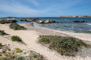 Colònia de Sant Jordi, es dolç beach, term of Ses Salines, .Mallorca, Balearic Islands, Spain