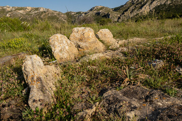dolmen of s’Aigua Dolça, dolmen period, between 1900 and 1600 BC,  Artà, Colònia de Sant Pere,...