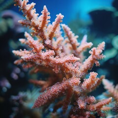 corals bright background.