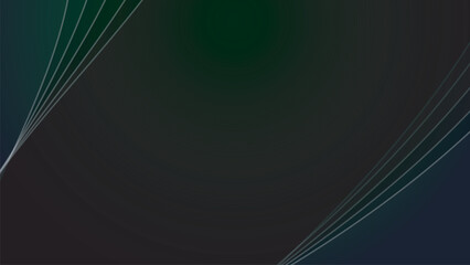 Dark green abstrct background wallpaper design vector image with curve line for backdrop or presentation