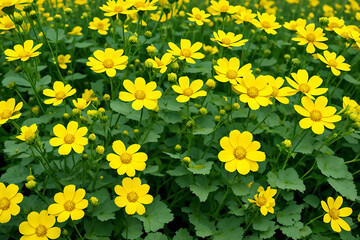 Obraz premium Rape flowers in full bloom