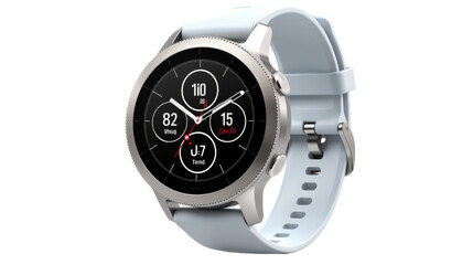 Vibrant AMOLED Smartwatch Innovation on white background