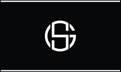 GS, SG, G, S, Abstract letters Logo monogram	
